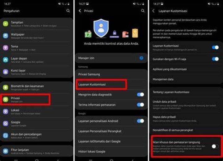 cara menghilangkan iklan di HP Xiaomi