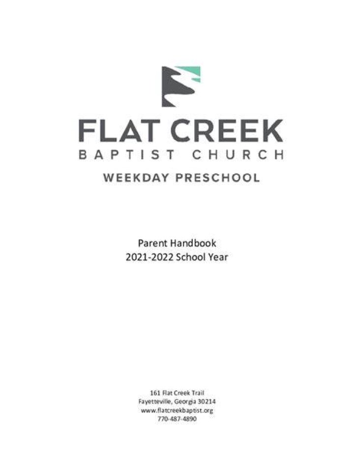 Flat Creek Baptist Church Weekday Preschool