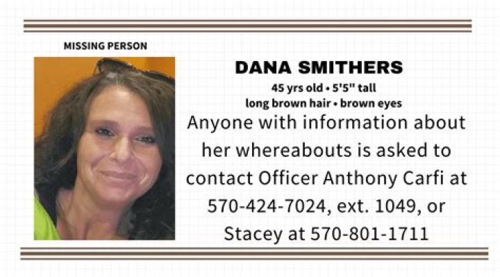 Missing Dana Smithers Found Dead