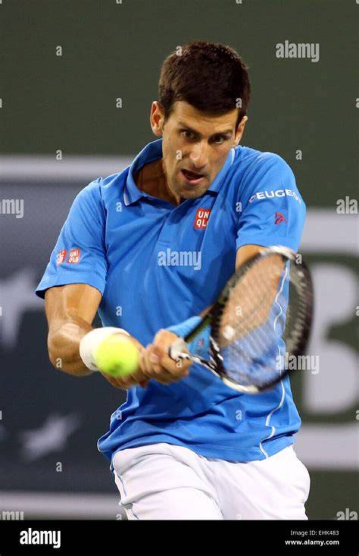 Novak Djokovic in California
