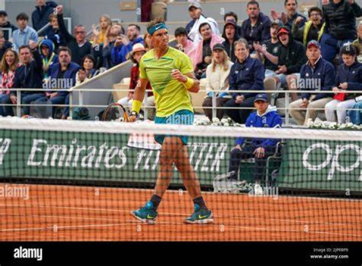 Rafael Nadal after a match