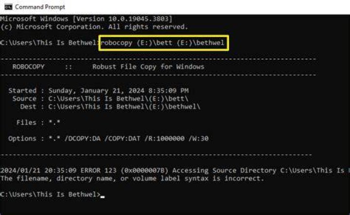 robocopy - Illustrator Read
